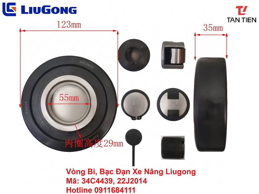 Vòng Bi Xe Nâng Liugong 34C4439 (22J2014)